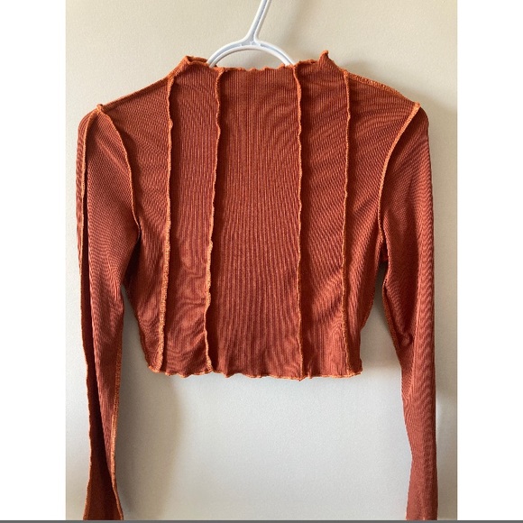 ORANGE STITCH TOP - Picture 3 of 6